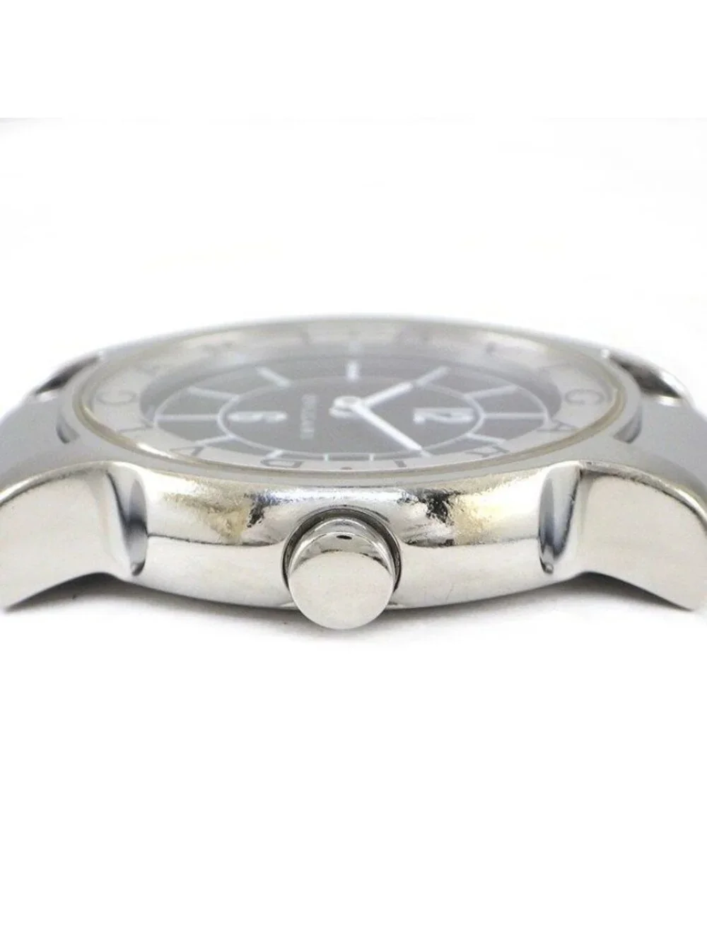 Bvlgari Watch Solo Tempo Date Black Dial SS Quartz Analog